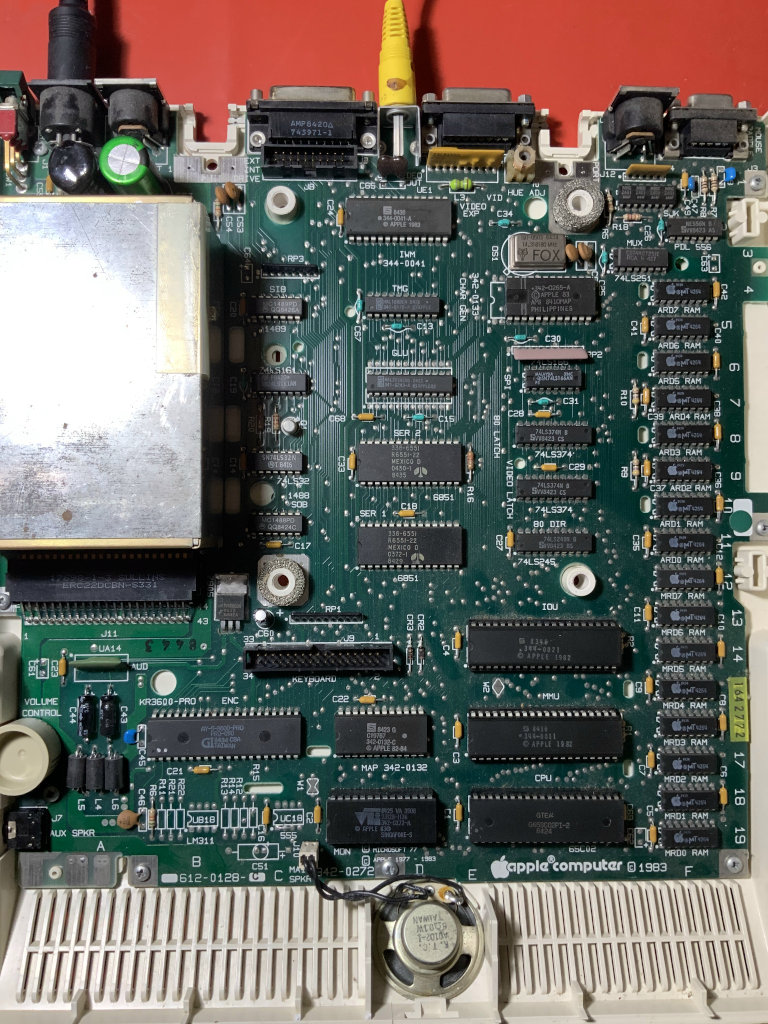 Apple IIc logic board 1642772