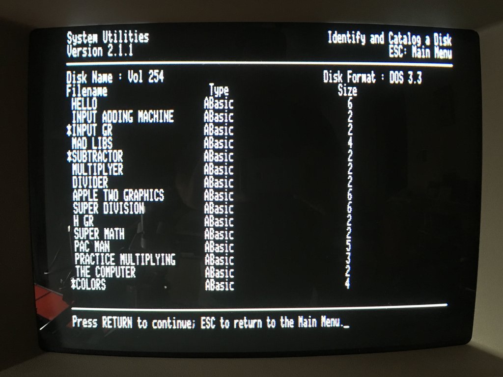 Apple IIe Apple 80-column card video output