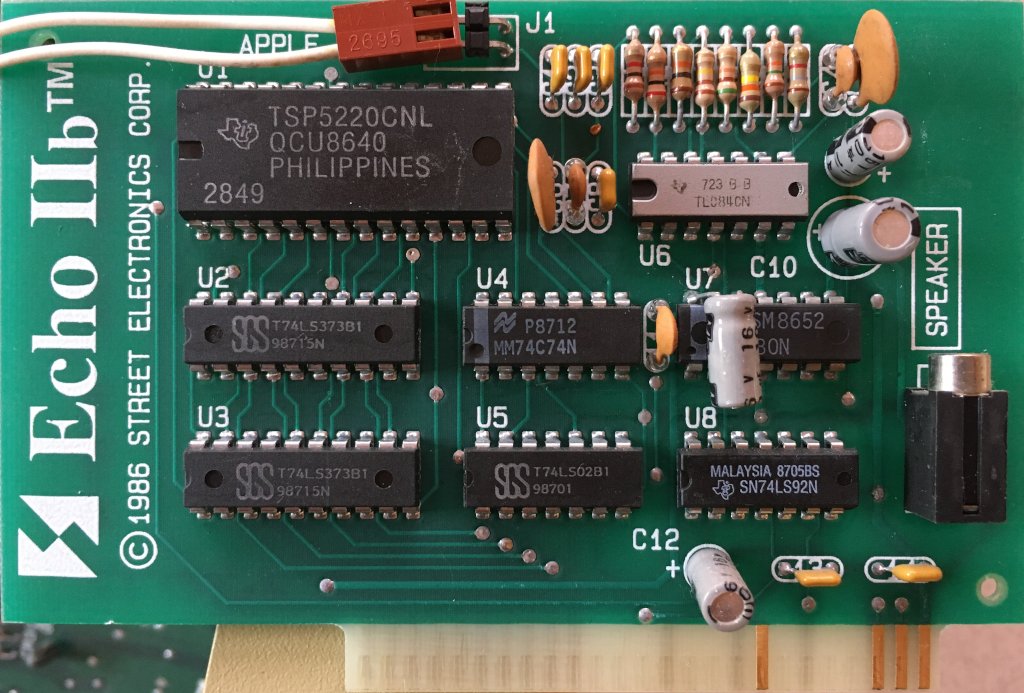 Apple IIe Orange Micro Grappler+ printer interface card
