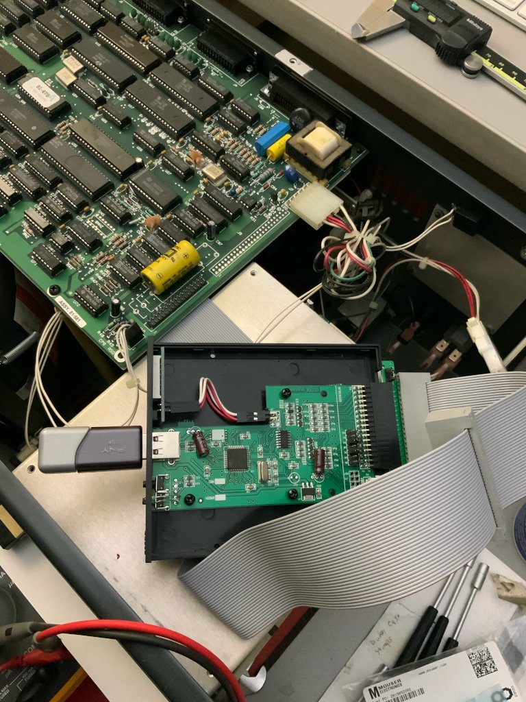 Kaypro 2X MTC running from a Gotek floppy emulator